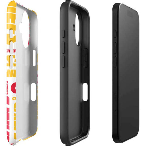 NFL Kansas City Chiefs White Blast iPhone 16 Plus Impact Case