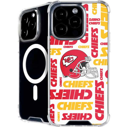 NFL Kansas City Chiefs White Blast iPhone 16 Pro MagSafe Case