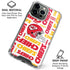 NFL Kansas City Chiefs White Blast iPhone 16 Pro Max Clear Case