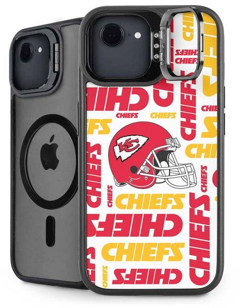 NFL Kansas City Chiefs White Blast iPhone 16e Kickstand Case