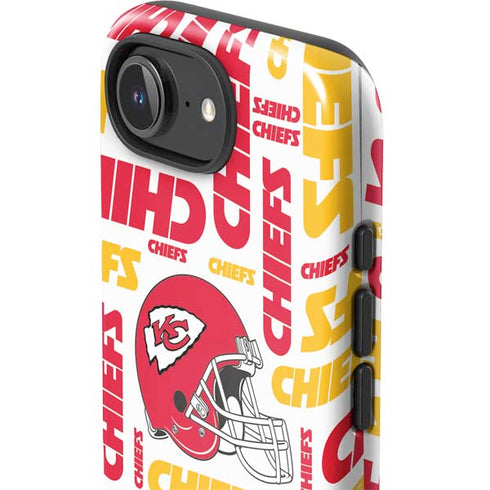 NFL Kansas City Chiefs White Blast iPhone 16e Impact Case