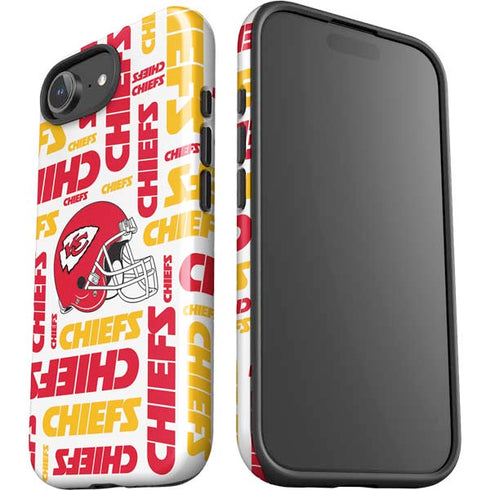 NFL Kansas City Chiefs White Blast iPhone 16e Impact Case