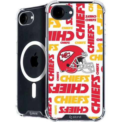 NFL Kansas City Chiefs White Blast iPhone 16e MagSafe Case