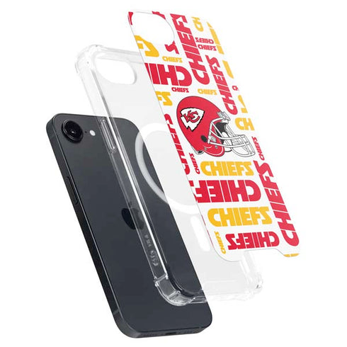 NFL Kansas City Chiefs White Blast iPhone 16e MagSafe Case
