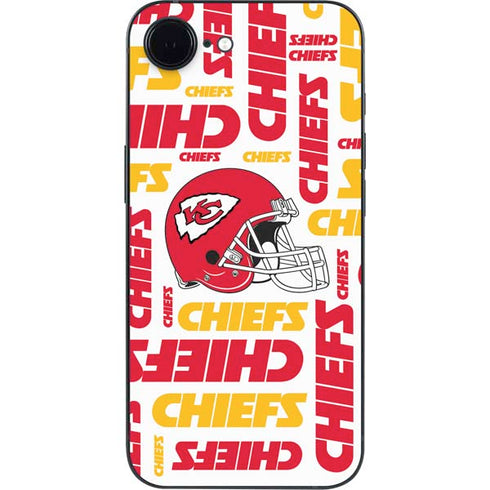 NFL Kansas City Chiefs White Blast iPhone 16e Skin