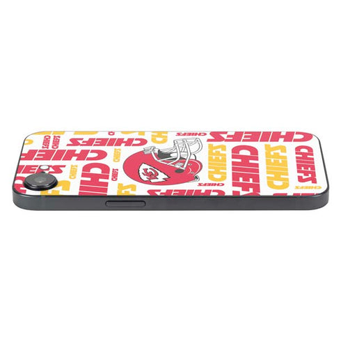 NFL Kansas City Chiefs White Blast iPhone 16e Skin