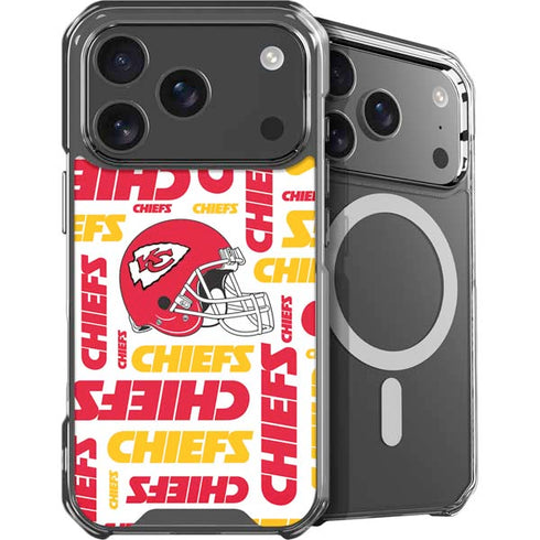 NFL Kansas City Chiefs White Blast iPhone 18 Pro MagSafe Case