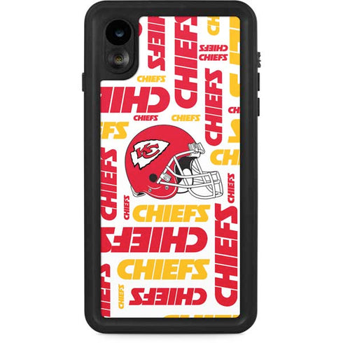 NFL Kansas City Chiefs White Blast iPhone Cases