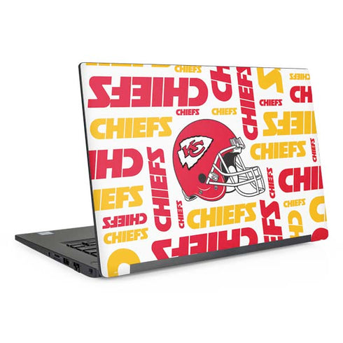 NFL Kansas City Chiefs White Blast Dell Latitude Skin