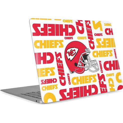NFL Kansas City Chiefs White Blast Apple MacBook Air Skin