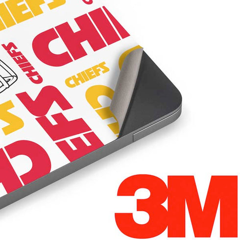 NFL Kansas City Chiefs White Blast Apple MacBook Air Skin