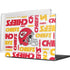 NFL Kansas City Chiefs White Blast MacBook Pro 14in (2021-24) Case plus Skin