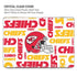 NFL Kansas City Chiefs White Blast MacBook Pro 14in (2021-24) Case plus Skin
