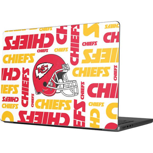 NFL Kansas City Chiefs White Blast Apple MacBook Pro 14-inch Skin
