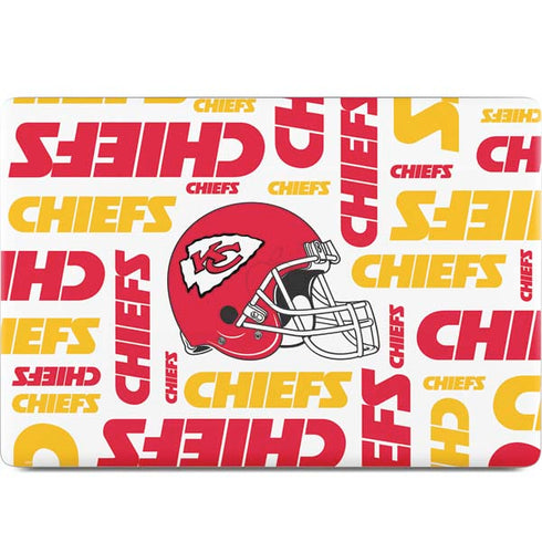 NFL Kansas City Chiefs White Blast MacBook Skins