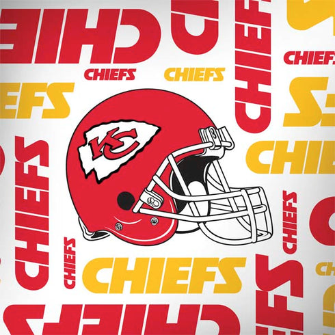 NFL Kansas City Chiefs White Blast MacBook Skins