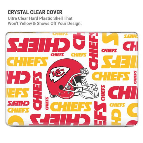 NFL Kansas City Chiefs White Blast MacBook Cases