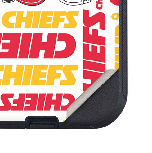 NFL Kansas City Chiefs White Blast Otterbox Defender iPhone Skin