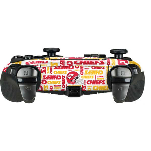 NFL Kansas City Chiefs White Blast PlayStation Scuf Vantage 2 Controller Skin