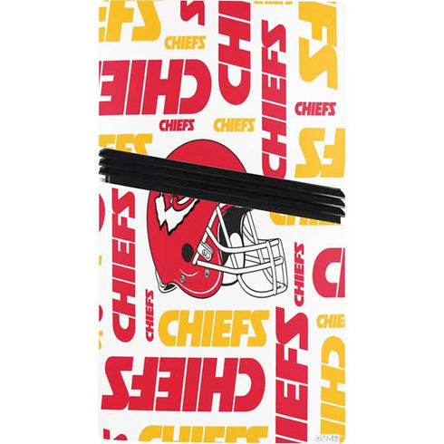 NFL Kansas City Chiefs White Blast PS5 Pro Bundle Skin