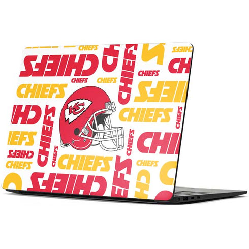 NFL Kansas City Chiefs White Blast Surface Laptop 7 13.8in Skin