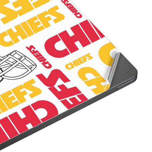 NFL Kansas City Chiefs White Blast Surface Laptop 7 15in Skin