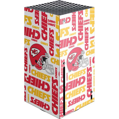 NFL Kansas City Chiefs White Blast Xbox Series X Skins