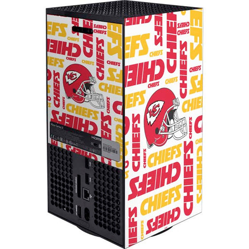NFL Kansas City Chiefs White Blast XBox Series X Digital Edition Bundle Skin