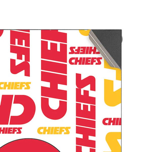 NFL Kansas City Chiefs White Blast XBox Series X Digital Edition Console Skin