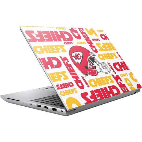 NFL Kansas City Chiefs White Blast HP ZBook Fury 16 G10 Skin