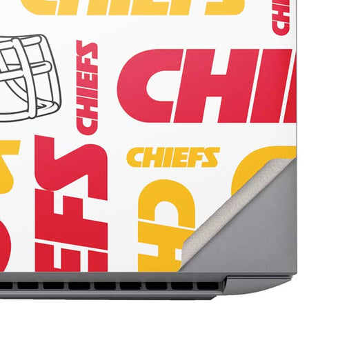 NFL Kansas City Chiefs White Blast HP ZBook Fury 16 G10 Skin