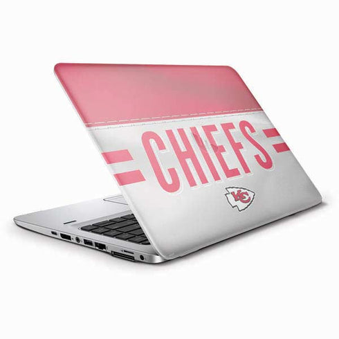 NFL Kansas City Chiefs White Striped HP Elitebook Skin