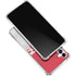 NFL Kansas City Chiefs White Striped Gabb Phone 4 Clear Case