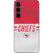 NFL Kansas City Chiefs White Striped Galaxy A36 5G Skin