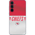 NFL Kansas City Chiefs White Striped Galaxy A36 5G Skin