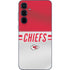 NFL Kansas City Chiefs White Striped Galaxy A55 5G Skin