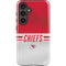 NFL Kansas City Chiefs White Striped Galaxy S25 Impact Case