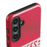 NFL Kansas City Chiefs White Striped Galaxy S25 Impact Case