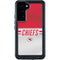 NFL Kansas City Chiefs White Striped Galaxy S24 Plus Waterproof Case
