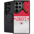 NFL Kansas City Chiefs White Striped Galaxy Cases