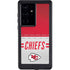 NFL Kansas City Chiefs White Striped Galaxy S24 Ultra Waterproof Case
