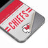 NFL Kansas City Chiefs White Striped Galaxy Z Flip6 Skin