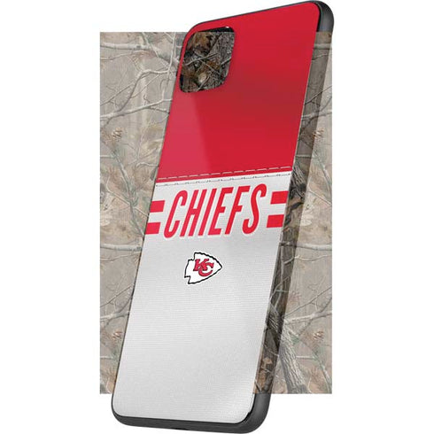 NFL Kansas City Chiefs White Striped Google Pixel 4 XL Skin