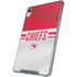 NFL Kansas City Chiefs White Striped iPad 11th Gen (2025) Clear Case