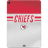 NFL Kansas City Chiefs White Striped Apple iPad Air Skin
