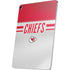 NFL Kansas City Chiefs White Striped Apple iPad Air Skin