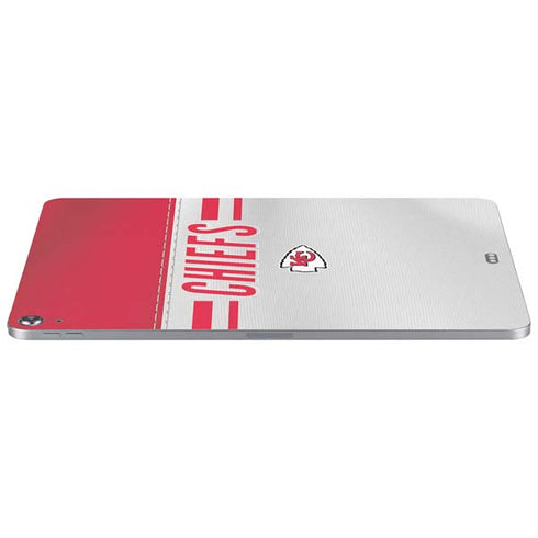 NFL Kansas City Chiefs White Striped Apple iPad Air Skin