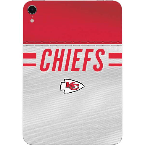 NFL Kansas City Chiefs White Striped Apple iPad Mini Skin