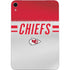 NFL Kansas City Chiefs White Striped Apple iPad Mini Skin