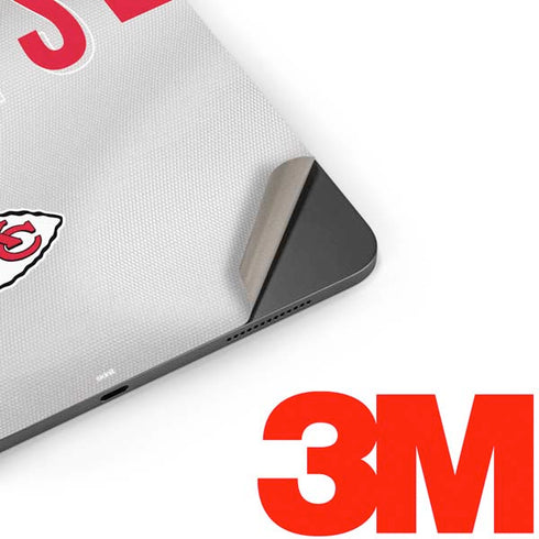 NFL Kansas City Chiefs White Striped Apple iPad Pro Skin